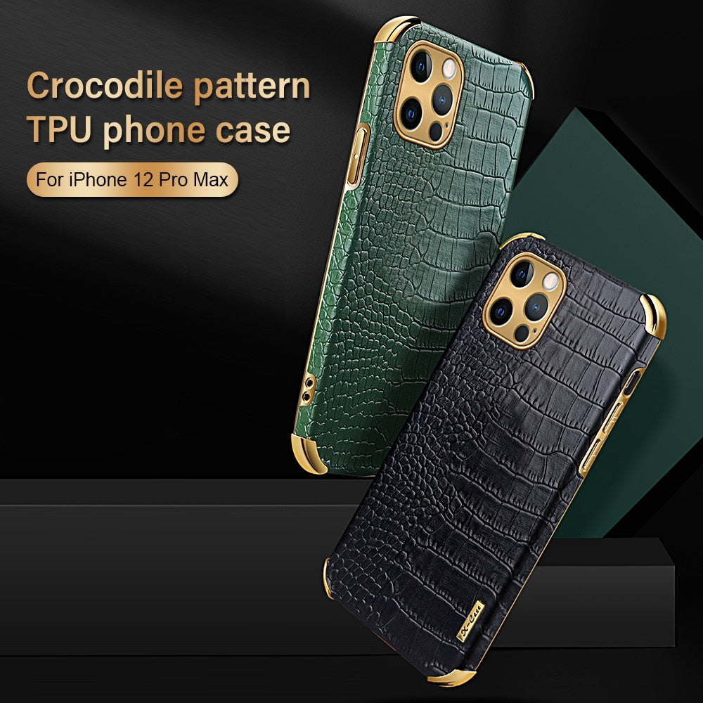 iPhone 15 Pro Max Handle Case Alligator