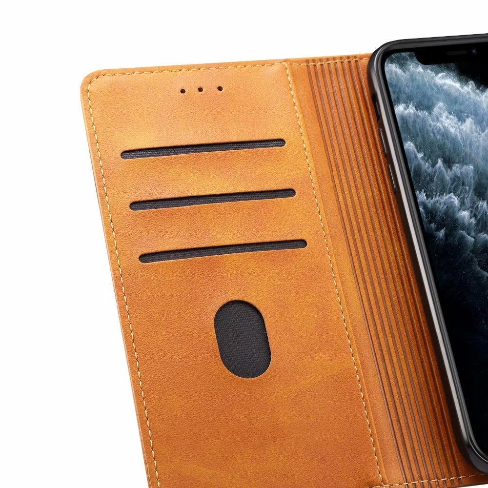 Luxury Leather Flip Wallet Phone Case For iPhone AF Case