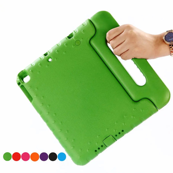 Hand-held Shock Proof EVA full body Handle stand case for kids For iPad