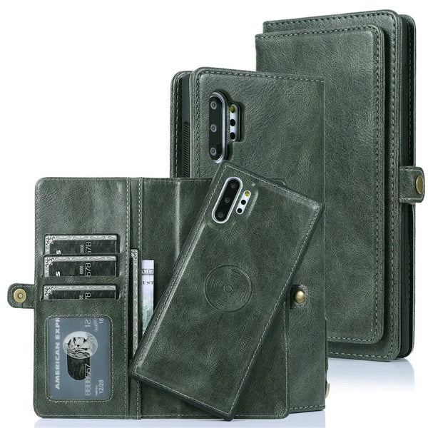 Magnetic Leather Wallet Flip Card Phone Cover Case For Samsung Galaxy