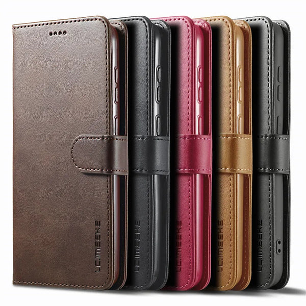 Luxury Flip Leather Wallte Phone Case For Samsung