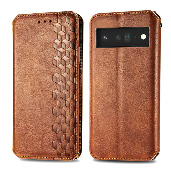 Magnetic Business Flip PU Leather Card Slot Phone Casse For Google Pixel