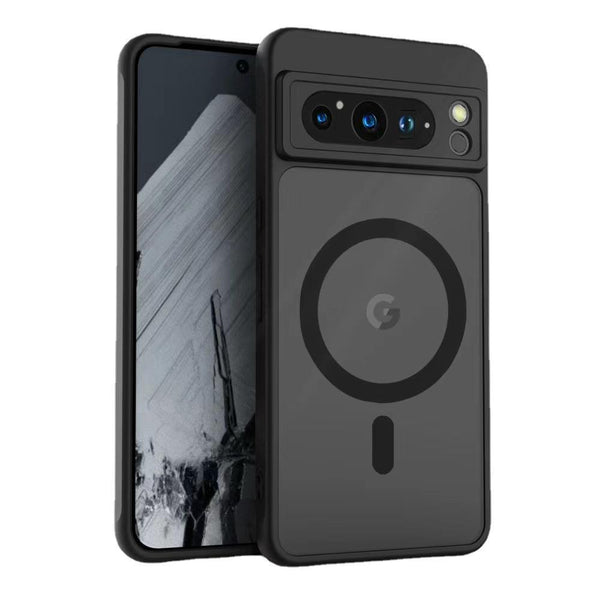 Metal Skin-feel Strong Magnetic Anti-fall Phone Case For Google Pixel