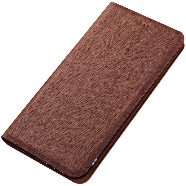 Business Luxury Tree Pattern Pu Leather Flip Wallet Phone Case For iPhone