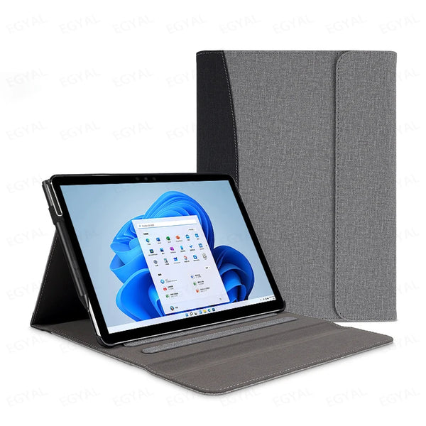 Tablet magnetic closure PU Case For Microsoft Surface Pro