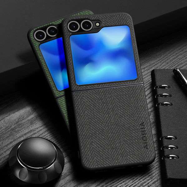 Simple Lightweight Durable wood grain Phone Case For Samsung Galaxy Z Flip