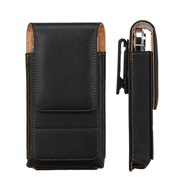 Vertical Leather Pouch Multifunction Cell Phone Belt Clip For Phone