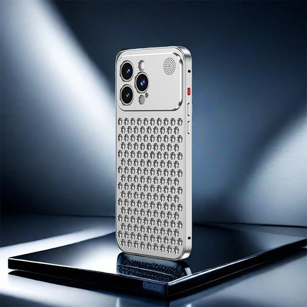 Metal Heat Dissipation Aluminum Alloy Ultra-thin Shock-absorbing Phone Case For iPhone