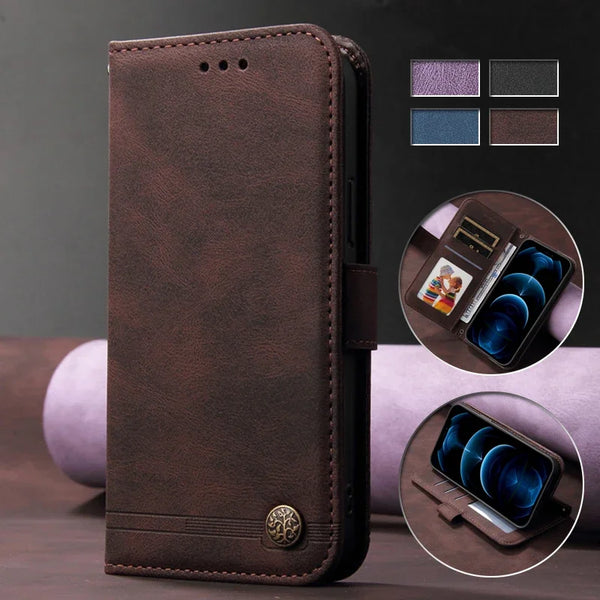 Flip Magnetic Leather Lanyard Wallet Phone Case For Samsung Galaxy A Series