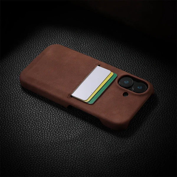 Luxury Skin Feel Sheepskin insert Card Soft Leather Lanyard Phone Case For iPhone