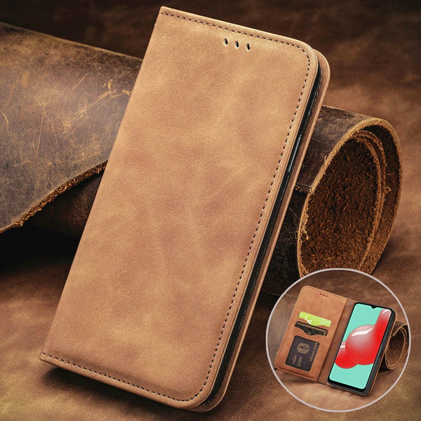 Premium Flip Wallet Smooth Leather  Funda Phone Case For iPhone