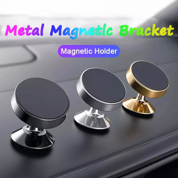 Mobile phone car magnetic mobile compact mounting bracket