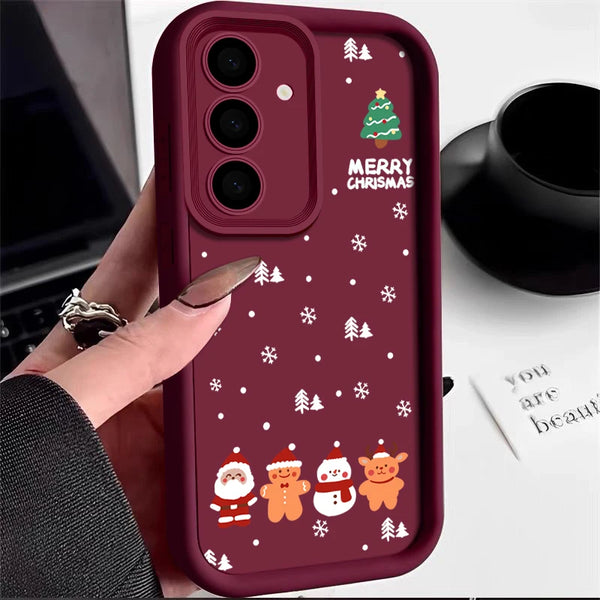 Christmas New Year Soft TPU Case For Samsung Galaxy