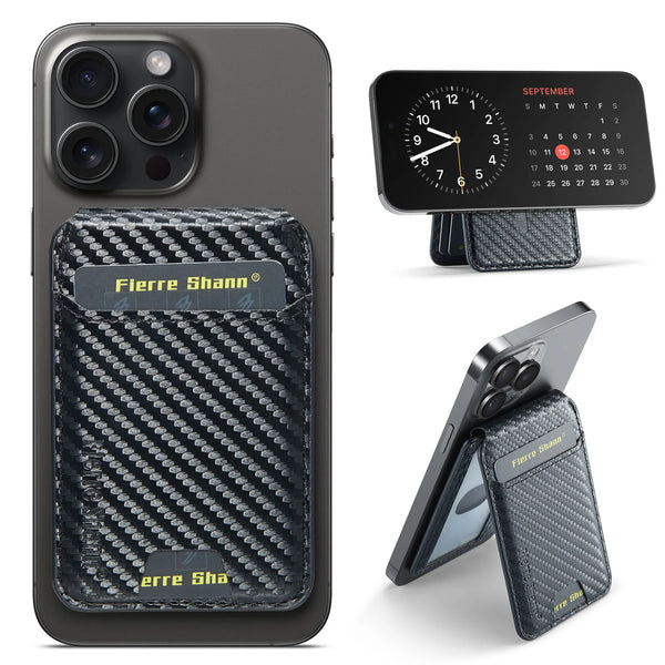 Magsafe Carbon Fiber Card Wallet For iPhone