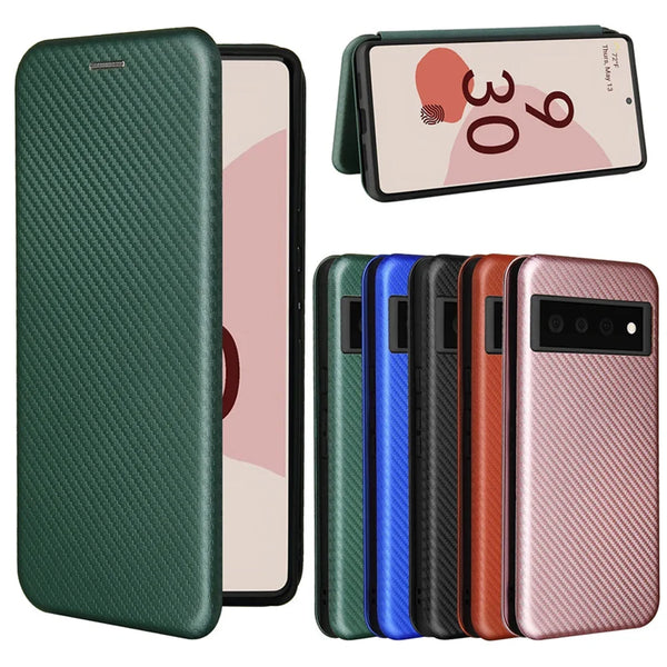 Flip Magnetic PU Leather Book Case For Google Pixel