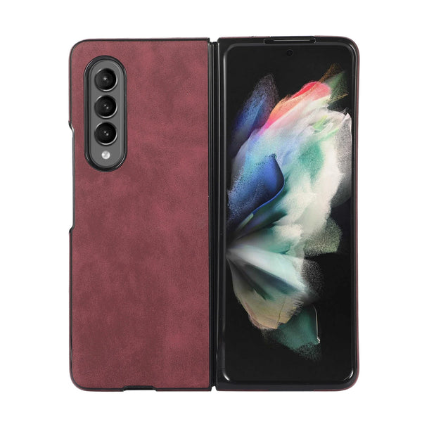 Leather Solid Color Business Protection Anti-Scratch Phone Case For Samsung Galaxy Z Fold