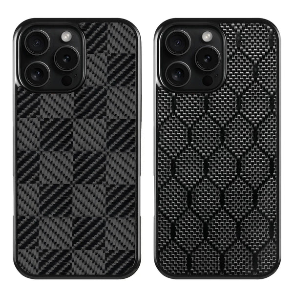 Business Luxury Magsafe 3K Real Carbon Fiber Phone Case For iPhone