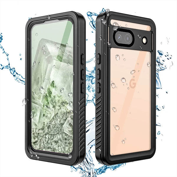 IP68 Waterproof Protection Transparent PC Back Cover 360 Full Body Drop Resistance Case For Google Pixel