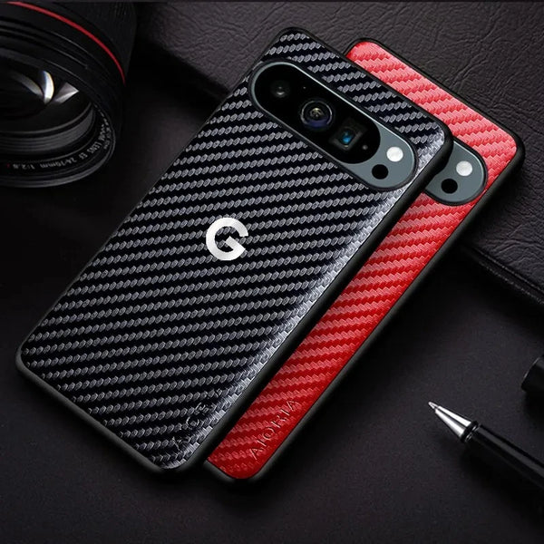 Business Carbon Kevlar Shockproof Phone Case For Google Pixel