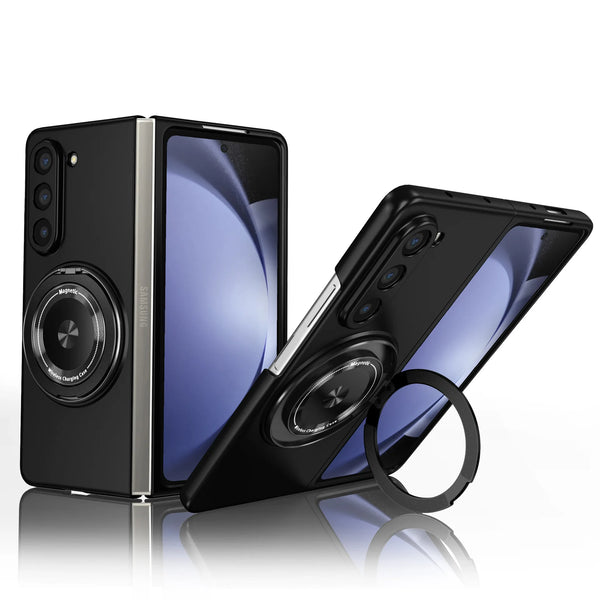 Roating Stand Magnetic Wireless Charging Phone Case For Samsung Galaxy Z Fold