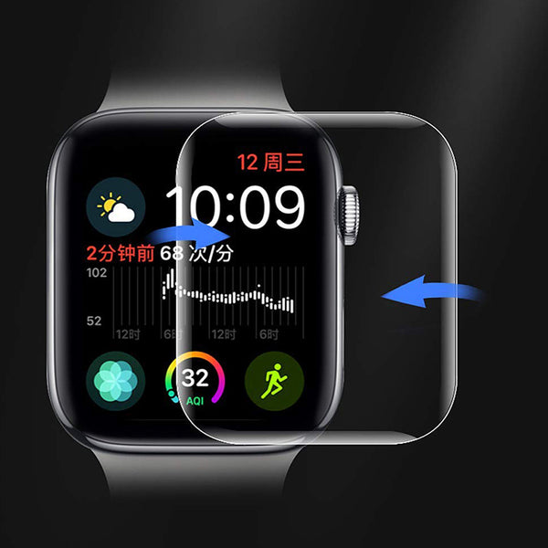 Full Curved Clear Soft Watch Screen Protector film for Apple Watch