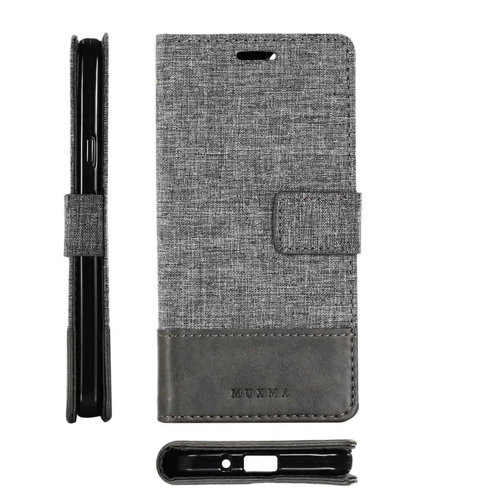 Canvas Cloth Wallet Pocket Slot Flip Phone Case For Google