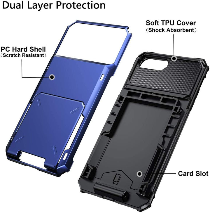 Case Flip Card Slots Business Armor phone Case For iPhone - afcase