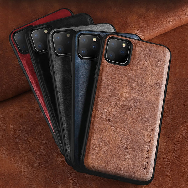 Ultra Light Soft Silicone Leather Edge Phone Case For iPhone