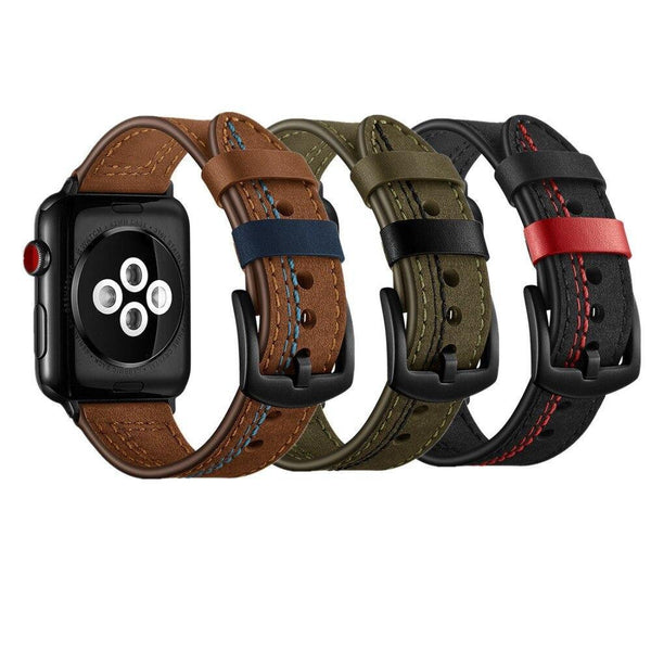 Leather Strap For Apple Watch band - afcase