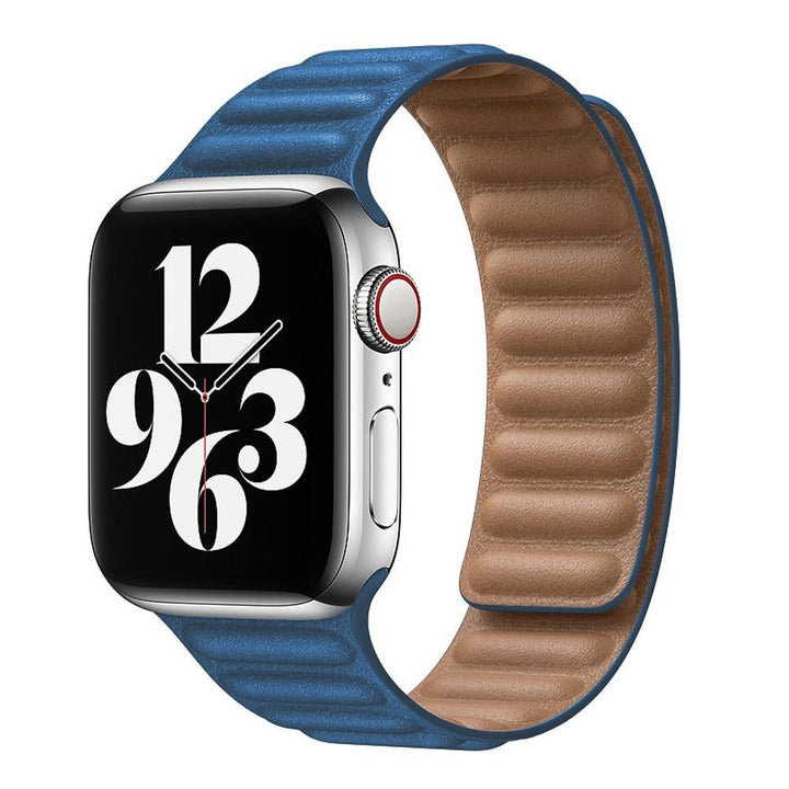 Leather Link strap For Apple watch band - afcase