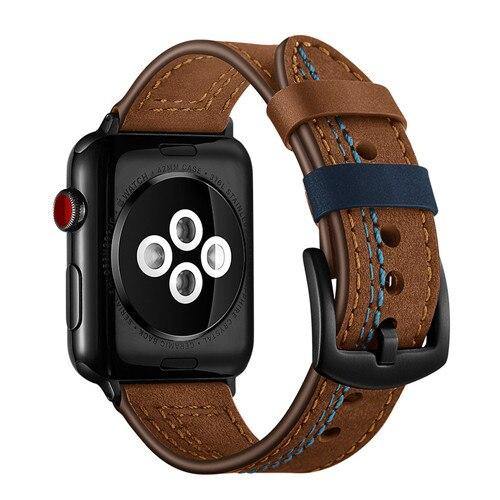 Leather Strap For Apple Watch band - afcase