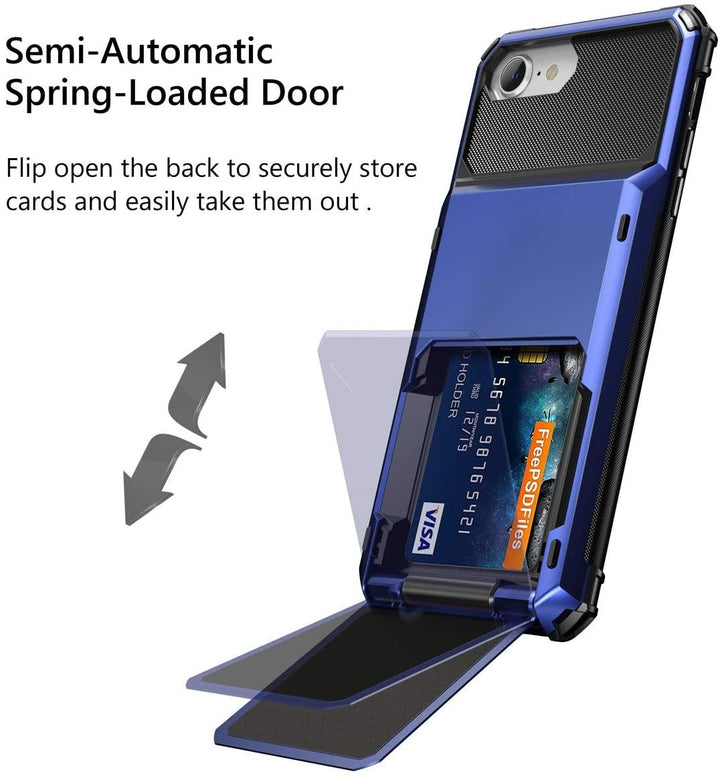 Case Flip Card Slots Business Armor phone Case For iPhone - afcase