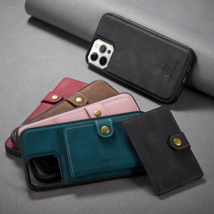 Magnetic Magsafe Leather Case For iPhone - afcase