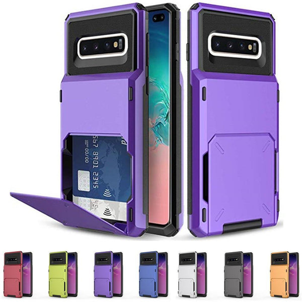 Flip Card Slots Business Case For Samsung Galaxy - afcase