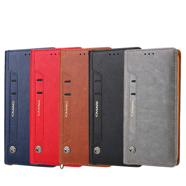 Luxury Leather Card Slot Phone Case For Samsung Galaxy
