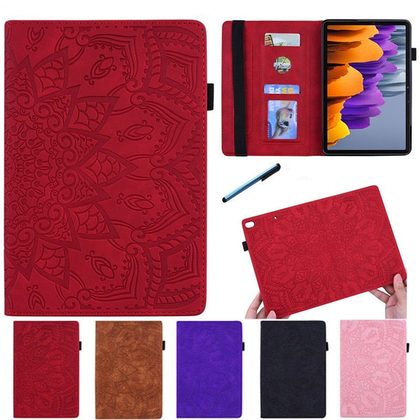 3D Flower Embossed Case for Samsung Galaxy Tab