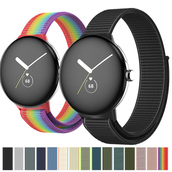 Sport Nylon Fabric Watch Band for Pixel Watch