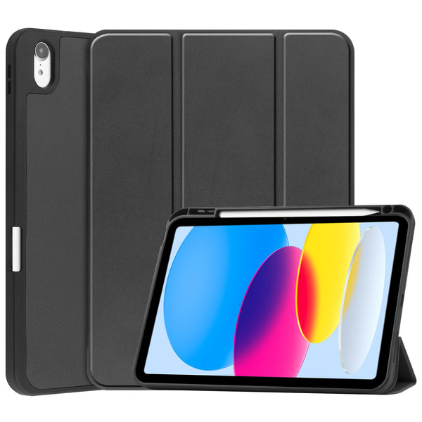 Soft TPU Back Premium iPad Case with Pencil Holder