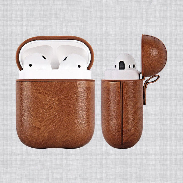 Luxury leather texture Case For Airpods