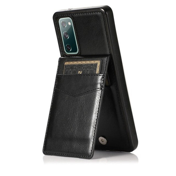 Leather Cards Wallet Phone Case For Samsung Galaxy