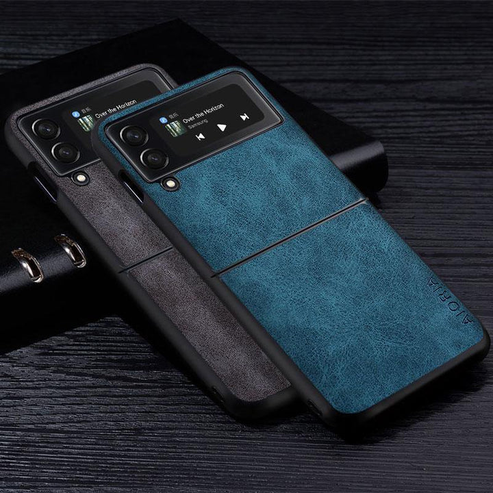 PU Leathe Phone Case for Samsung Galaxy Z Flip 3 - afcase