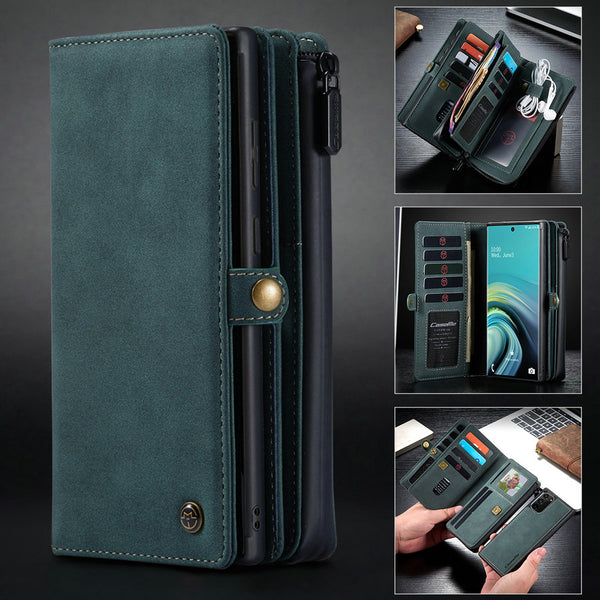 Detachable Multi-Functional Zipper Wallet Phone Case For iPhone